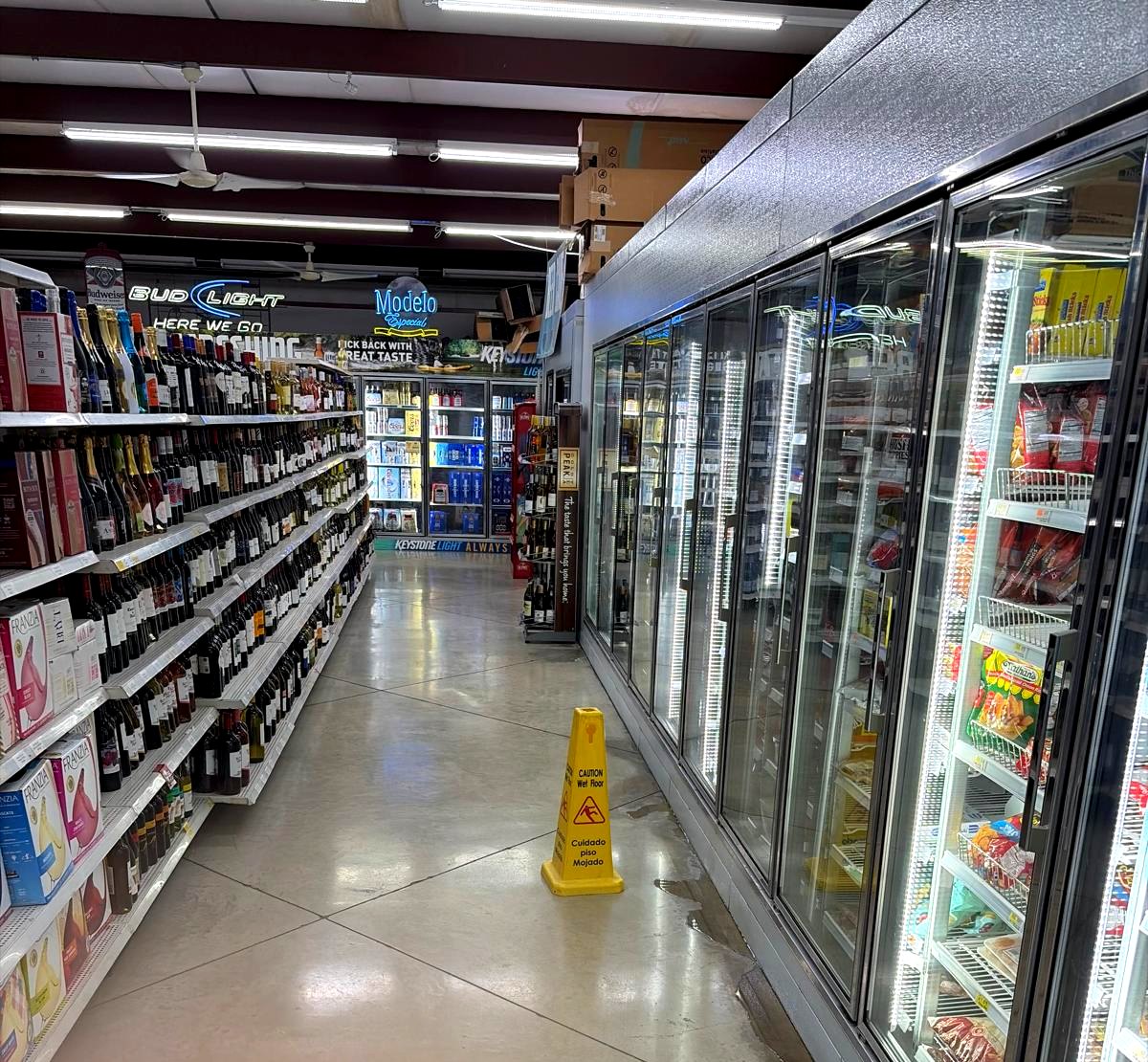 Beer, wine and walk-in coolers