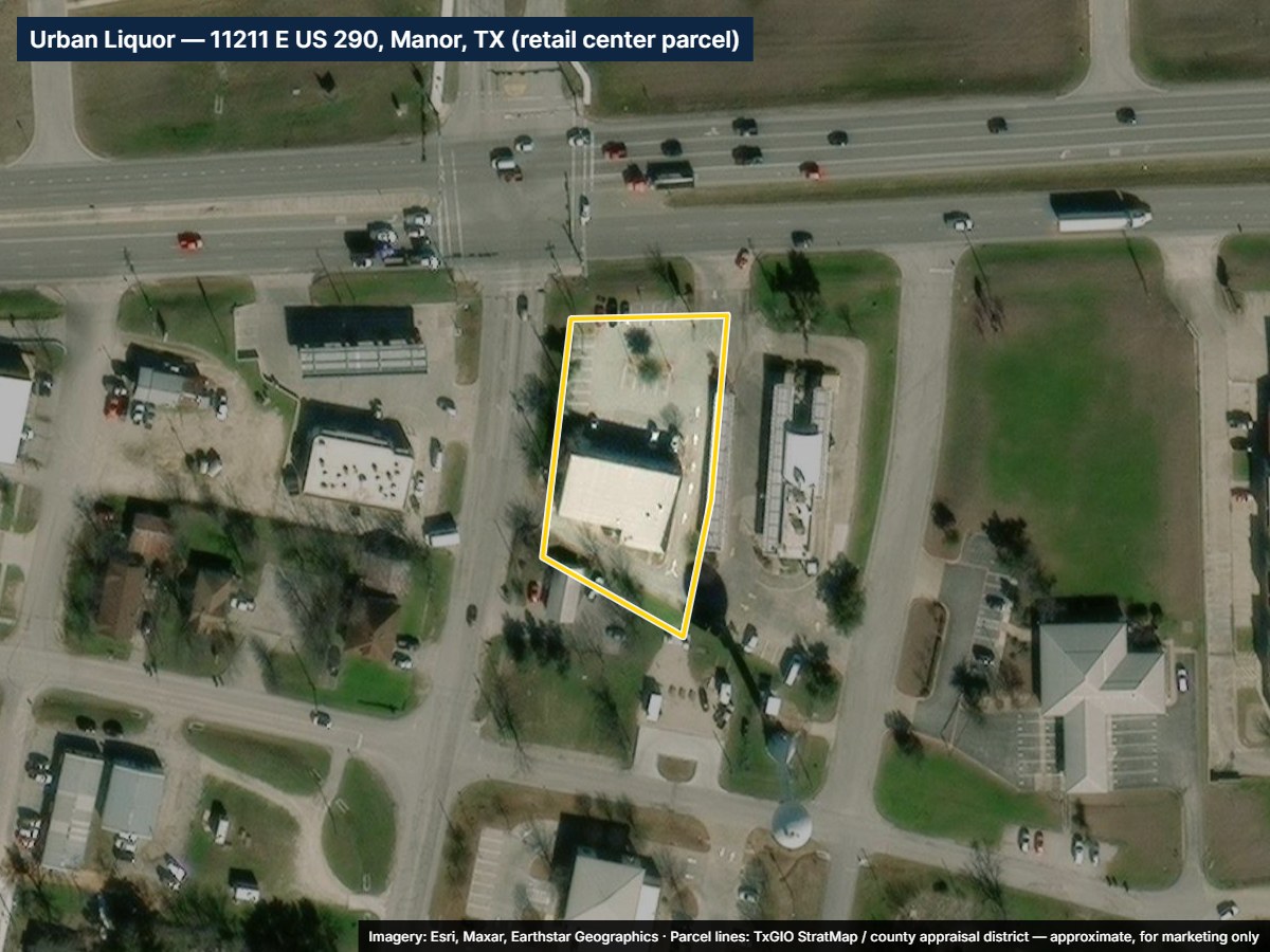 Urban Liquor — 11211 Hwy 290 E, Manor — Asking $150K, SBA Financing Available